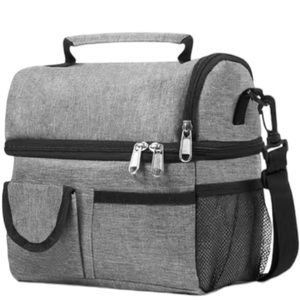 Bon appetite! NWT Lunch tote Canvas w/shoulder strap - See photos.